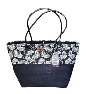 Elegant Black and White Tote Bag